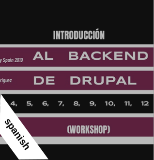 Workshop Drupal Day Spain 2019
